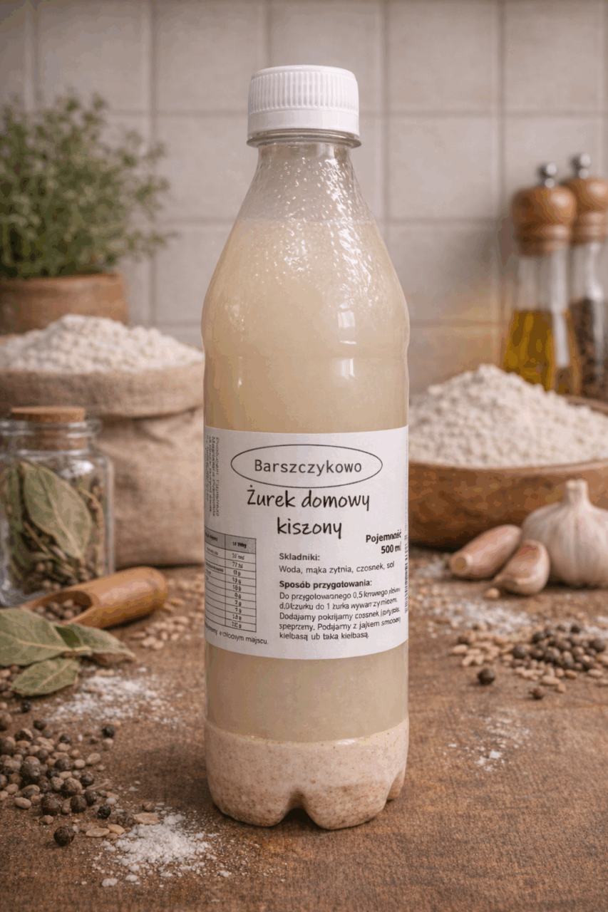 Żurek domowy kiszony - butelka PET